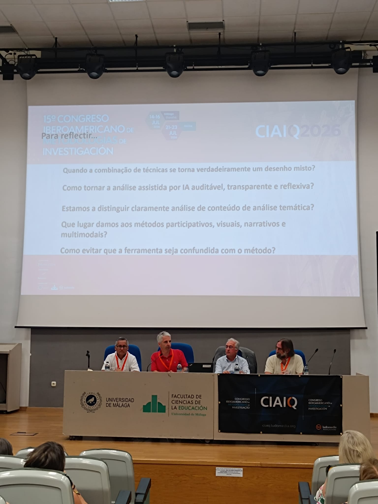 La Universidad de Málaga acogió el XV Congreso Iberoamericano de Metodologías de Investigación